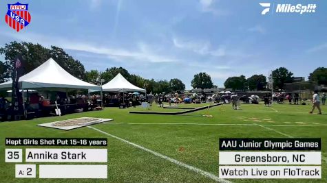 Replay: Shotput 1 - 2022 AAU Junior Olympic Games | Jul 30 @ 8 AM