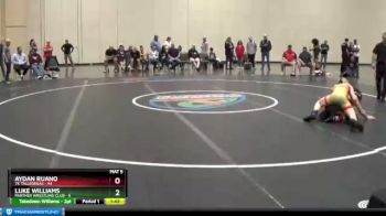109 lbs Round 4 (6 Team) - Luke Williams, Panther Wrestling Club vs AYDAN RUANO, TK Talledegas