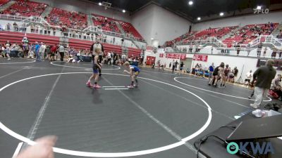 52 lbs Semifinal - Tatum Hawkins, Noble Takedown Club vs Dawson Rigdon, Piedmont