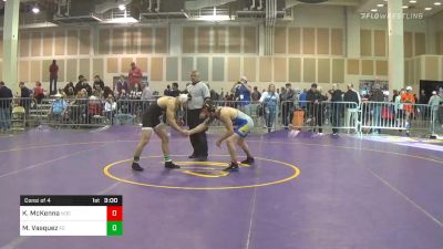 Consolation - Kelan McKenna, Notre Dame College vs Mario Vasquez, Ferrum
