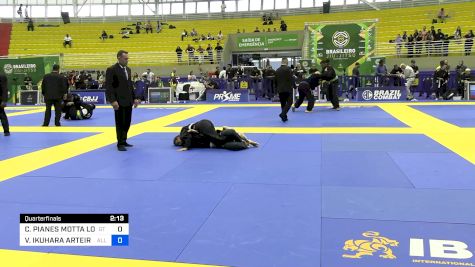 CAROLINA PIANES MOTTA LOURO vs VICTORIA IKUHARA ARTEIRO 2024 Brasileiro Jiu-Jitsu IBJJF