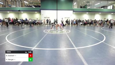 126 lbs Consi Of 64 #2 - Brody Gobbell, TN vs Hunter Berger, HI