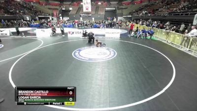 62 lbs Quarterfinal - Brandon Castillo, Elite Force Wrestling Club vs Logan Garcia, RBWC (Rancho Bernardo Wrestling Club)