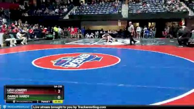 3A-215 lbs Cons. Round 2 - Levi Lowery, Coahulla Creek vs Darius Hardy, Monroe