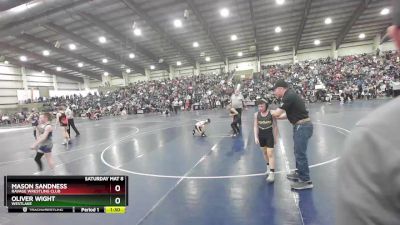 71 lbs Quarterfinal - Oliver Wight, Westlake vs Mason Sandness, Ravage Wrestling Club