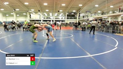 169 lbs Semifinal - Jack Vautour, Doughboys WC vs Steven Fatout, Smitty's Wrestling Barn