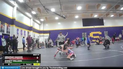 80 lbs Cons. Round 3 - Emmett Williams, Darkhorse vs Jeramiah Hagood, Team Tiger Youth Wrestling