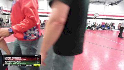 80 lbs Quarterfinal - Jeffrey Tillman, Wentzville Wrestling Federatio vs Wyatt Johnson, Platte County Youth Wrestling