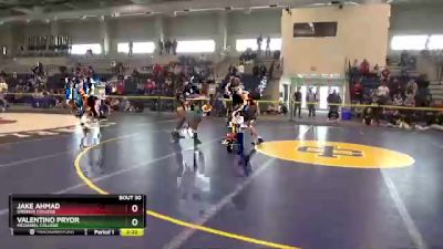 285 lbs Prelim - Valentino Pryor, McDaniel College vs Jake Ahmad, Ursinus College