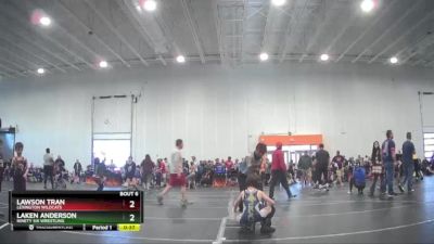 58 lbs Quarterfinal - Lawson Tran, Lexington Wildcats vs Laken Anderson, Ninety Six Wrestling