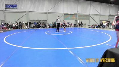 70 lbs Rr Rnd 1 - Ariah Grinie, Sisters On The Mat Purple vs Bistrol White, Untouchables Girls Teal