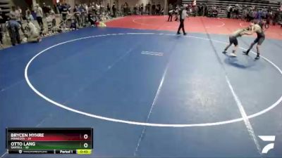 130 lbs Semis (4 Team) - Otto Lang, Sartell vs Brycen Myhre, Minneota