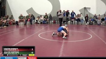 70 lbs Round 3 (8 Team) - Kolton Hartman, Death Squad Wrest (IN) vs Colton Everett, Dundee Wrestling (MI)