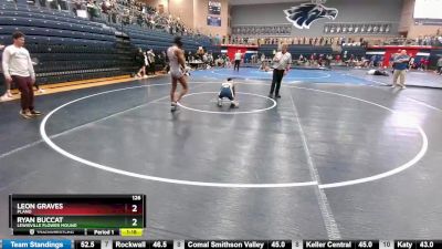 126 lbs Round 3 - Ryan Buccat, Lewisville Flower Mound vs Leon Graves, Plano