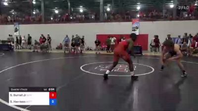 97 kg Quarterfinal - Steven Burrell Jr, New York vs Sage Harrison, Western Colorado Wrestling Club