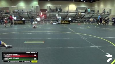 130 lbs Cons. Round 2 - Landon Terrell, Beaverton vs Owen Freeman, Fenton