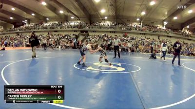 80 lbs Quarterfinal - Carter Medley, Team North Stars Wrestling Club-AA vs Declan Witkowski, Independence Youth Wrestling-AA