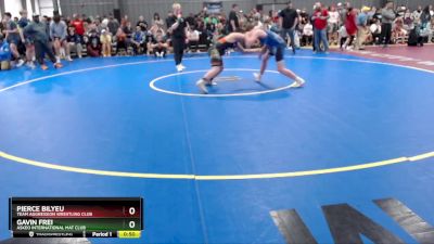 136 lbs Cons. Round 3 - Pierce Bilyeu, Team Aggression Wrestling Club vs Gavin Frei, Askeo International Mat Club