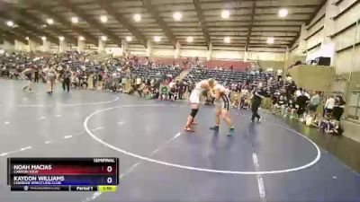 285 lbs Semifinal - Noah Macias, Canyon View vs Kaydon Williams, Charger Wrestling Club