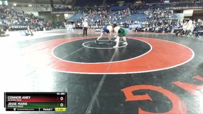 4A 285 lbs 1st Place Match - Jesse Mains, Emerald Ridge vs Connor Aney, Glacier Peak