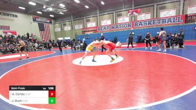 162 lbs Semifinal - Ayden Cortez, Clovis West vs Joe Buck, Clovis