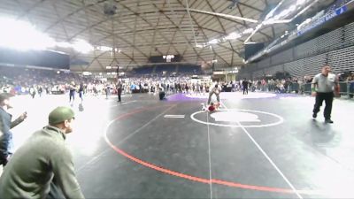 36-37 lbs Semifinal - Kyson Veach, Kitsap Ironman Wrestling Club vs Noah Olson, BMA Wrestling