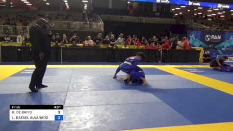 KAIO DE BRITO vs LUIS RAFAEL ALVARADO PADIN 2024 Pan Jiu Jitsu IBJJF Championship