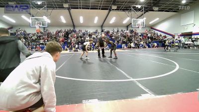 83 lbs Consolation - Xavier Rose, Pin-King All Stars vs Silas Burr, Team Tulsa Wrestling Club