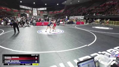 117 lbs Round 1 - Rianna Bernal, California vs Marie Saldana, Legacy Wrestling Center