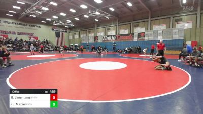 106 lbs Round Of 64 - Benjamin Limentang, Brawley Union vs Levi Mazzei, Frontier