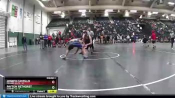 182 lbs Round 2 (16 Team) - Joseph Castillo, Millard South vs Payton Rethorst, Kearney JV