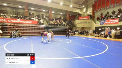 109 lbs Round Of 16 - Hailey Holland, Missouri Valley College vs Tehani Soares, Indiana Tech