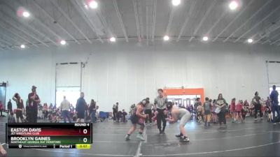 Round 4 - Brooklyn Gaines, Northeast Georgia Mat Monstars vs Easton Davis, Jet Wrestling Club