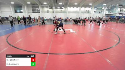 130 lbs Consi Of 16 #2 - Nicolas Hebert, Bonny Eagle vs Moses Destiny, BTS Providence