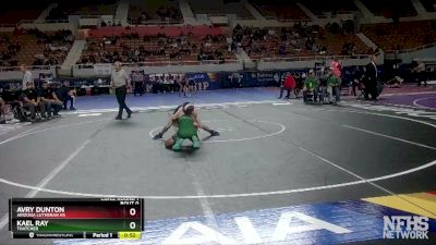 D4-106 lbs Cons. Round 1 - Kael Ray, Thatcher vs Avry Dunton, Arizona Lutheran HS