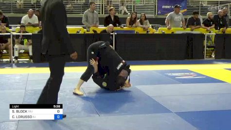 SARAH BLOCK vs CASSANDRA LORUSSO 2024 Pan Jiu Jitsu IBJJF Championship