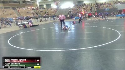 50 lbs Quarterfinal - John Payton Hewitt, Brentwood Wrestling Club vs Hank Stinnett, Higher Calling Wrestling Club