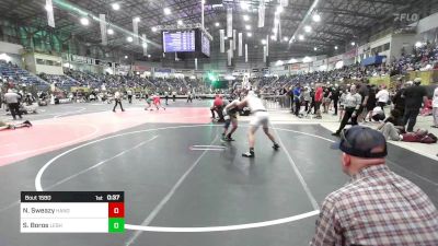 180 lbs Consi Of 8 #1 - Nolan Sweazy, Hanover Middle School vs Shane Boros, Lesher