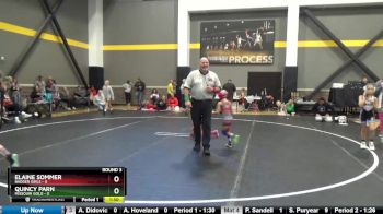 46 lbs Round 3 (4 Team) - Quincy Parn, Missouri Gold vs Elaine Sommer, Badger Girls