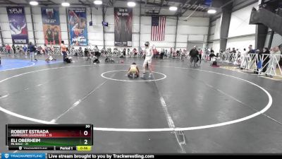 88 lbs Rd# 7- 10:45am Saturday Final Pool - Robert Estrada, Aggression Legionaries vs Eli Oberheim, PA Gold