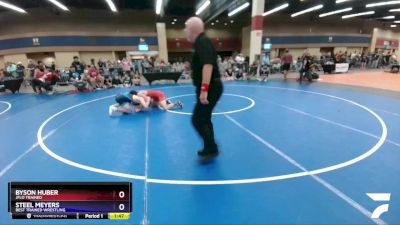 152 lbs Semifinal - Byson Huber, Jflo Trained vs Steel Meyers, Best Trained Wrestling