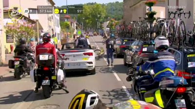 The Yellow Jersey Goes Down In Stage 15