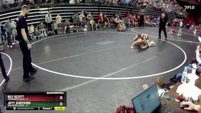 100 lbs Quarterfinals (8 Team) - Bly Scott, Minnesota Gold vs Jett Sisemore, Oklahoma Elite