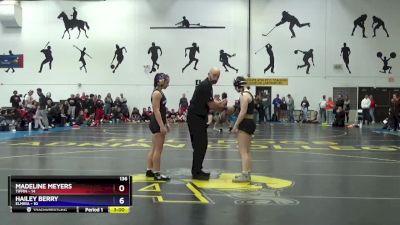 136 lbs Round 3 (16 Team) - Hailey Berry, Elmira vs Madeline Meyers, Tiffin