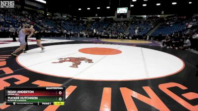 5A-165 lbs Quarterfinal - Tucker Hutchison, Basehor-Linwood vs Noah Anderton, Spring Hill