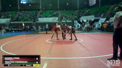 7A 215 lbs Cons. Round 1 - Trishtian Cunningham, Sparkman vs Gunner Atkins, Thompson HS