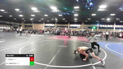 114 lbs Semifinal - Thomas Zubia, Peterson Grapplers vs Nickolas Valencia, New Mexico