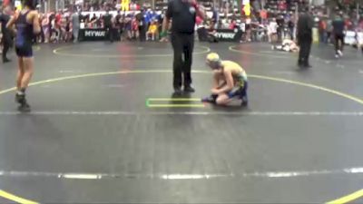 85 lbs Champ. Round 1 - Jacob Hartwig, Springport Spartans vs Benjamin Schock, L`Anse Creuse WC