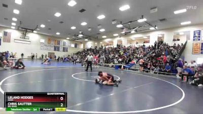 106 lbs Quarterfinal - Chris Sautter, Big Bear vs Leland Hodges, Indio