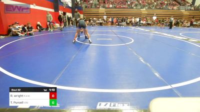 106 lbs Quarterfinal - Randen Wright, R.A.W. vs Ty Purcell, Vinita Kids Wrestling